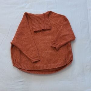 Sezane Women's Sweater in Warm Rust